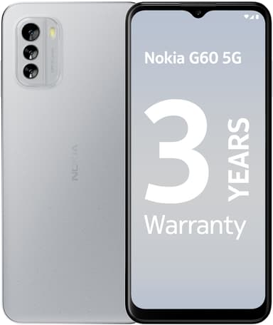 Nokia G60 5G älypuhelin 4/64 GB (harmaa)