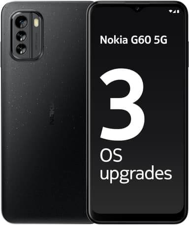 Nokia G60 5G älypuhelin 4/64 GB (musta)