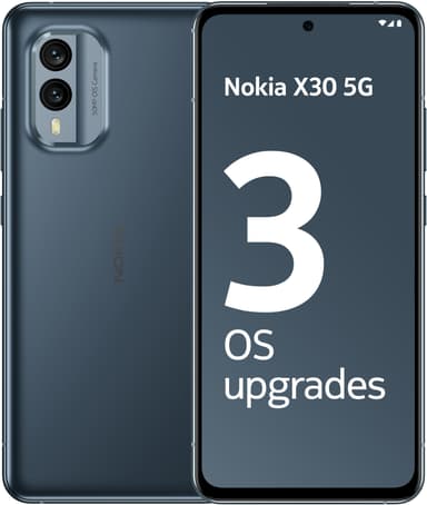 Nokia X30 5G älypuhelin 8/256 GB (sininen)