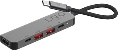 LinQ 5-in-1 Pro moniporttinen hubi