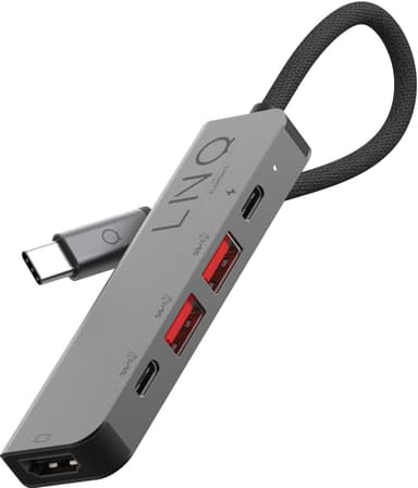 LinQ 5-in-1 Pro moniporttinen hubi