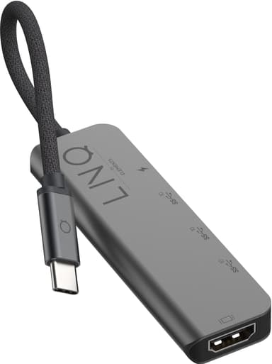 LinQ 5-in-1 Pro moniporttinen hubi