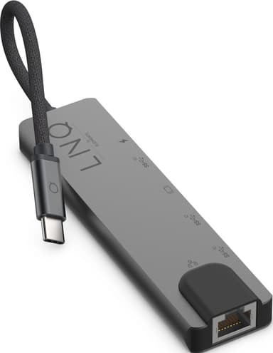 LinQ 6-in-1 Pro moniporttinen hubi