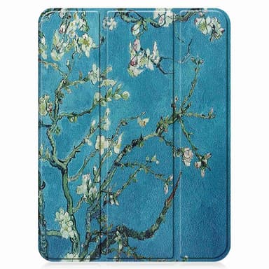 Kolminkertainen telinekotelo iPad 10.9:lle (2022) tablettisuojukynäpidikkeelle - Blossom