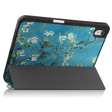 Kolminkertainen telinekotelo iPad 10.9:lle (2022) tablettisuojukynäpidikkeelle - Blossom
