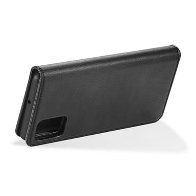 DG.MING Split nahkainen lompakkokotelo Samsung Galaxy A71 - musta