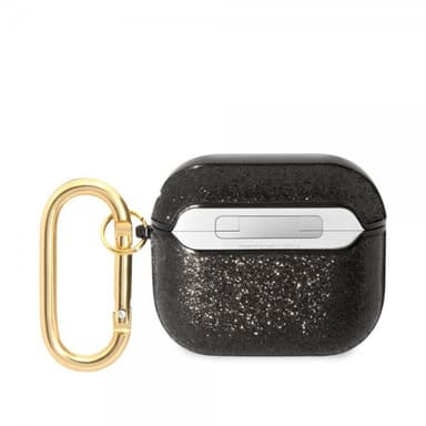 Guess AirPods 3 Kuori Glitter Flakes Musta