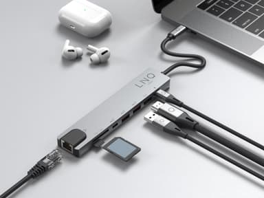 LinQ 8in1 Pro USB-C hubi