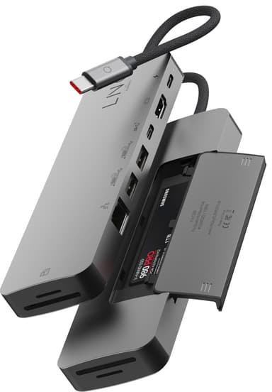 LinQ 9in1 SSD Pro USBC hub Gigantti verkkokauppa