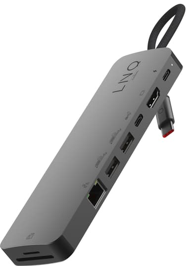 LinQ 9in1 SSD Pro USBC hub Gigantti verkkokauppa