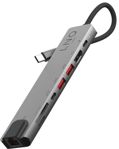 LinQ 8in1 Pro USB-C hubi