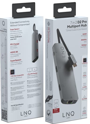 LinQ 7in2 D2 USB-C hubi