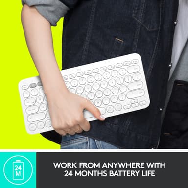Logitech K380 Bluetooth langaton näppäimistö (harmaa)