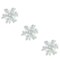 Joulun lumihiutalekoriste 3 kpl Valkoinen 18 cm