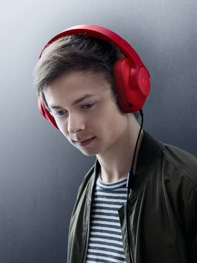Logitech G433 Gaming Headset (punainen)