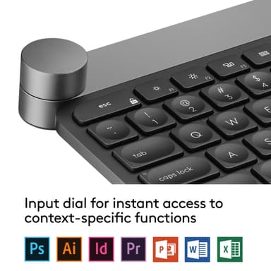 Logitech Craft näppäimistö syöttönupilla