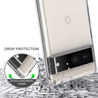 Google Pixel 7 Pehmeä TPU-puhelinkotelo Parannettu neljän kulman putoamista estävä