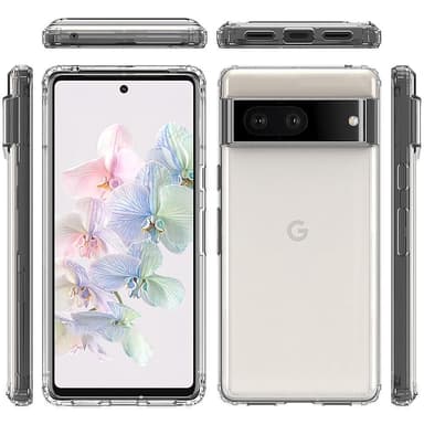 Google Pixel 7 Pehmeä TPU-puhelinkotelo Parannettu neljän kulman putoamista estävä
