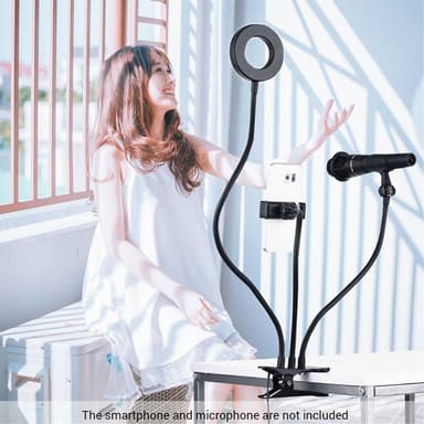 Selfie Ring Light -pidin Lazy Bracket LED-valo Live Stream