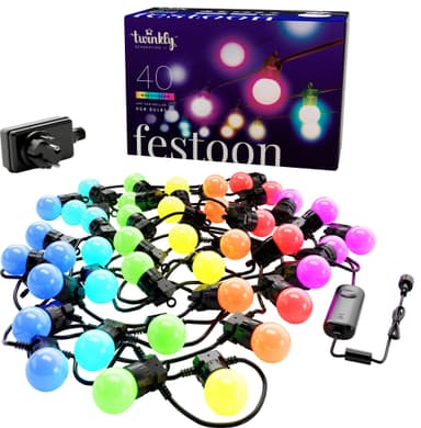 Twinkly RGB LED juhlavalot TWF040STP-BEU