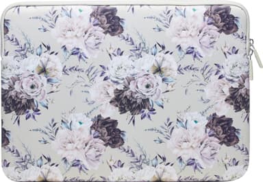 KEEP 15,6" PC neopreeninen suojatasku (Silver Summer Flower)