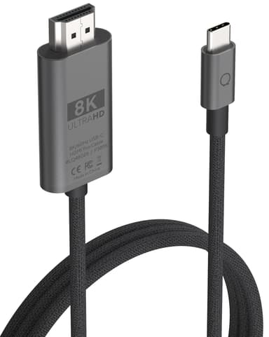 LinQ 8K Pro USB-C - HDMI kaapeli (2 m) - Gigantti verkkokauppa