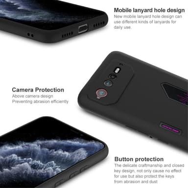 IMAK Asus ROG Phone 6/6Pro/6D/6D Ultimate 5G UC-3-sarjan Suojakuori