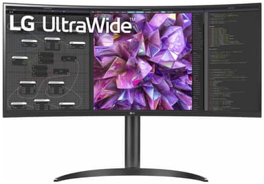 LG UltraWide LG34WQ75C 34" 21:9 QHD kaareva näyttö