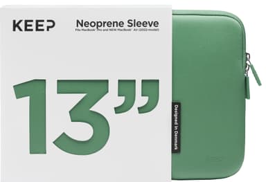 KEEP MacBook suojatasku 13” (Jade Green)