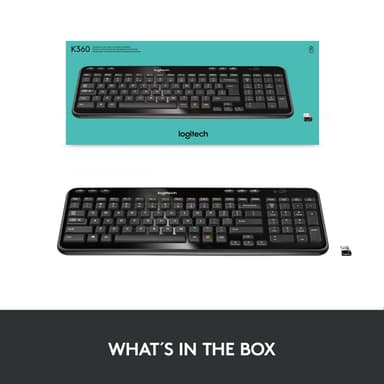 Logitech K360 langaton näppäimistö