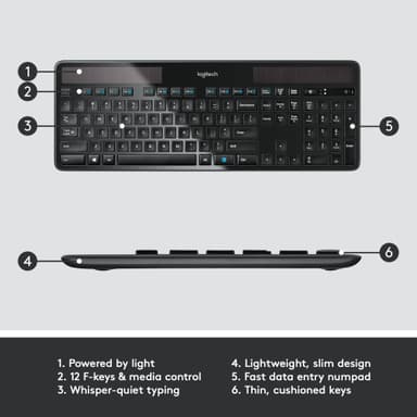 Logitech K750 langaton aurinkokennonäppäimistö