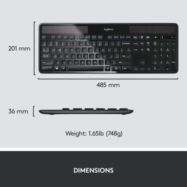 Logitech K750 langaton aurinkokennonäppäimistö