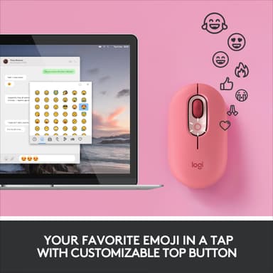 Logitech Pop hiiri (vaaleanpunainen)
