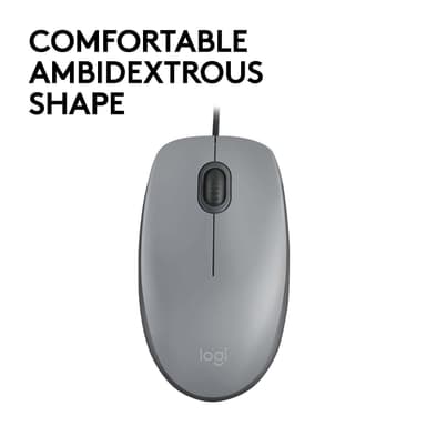Logitech M110 Silent hiiri (harmaa)