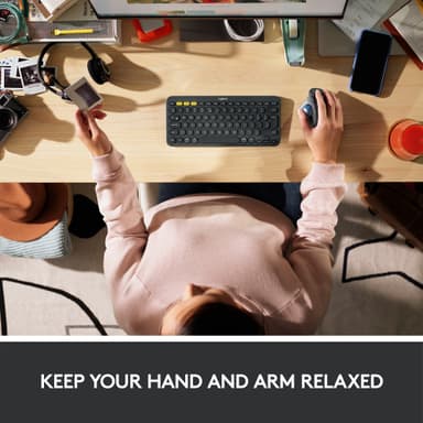 Logitech Ergo M575 hiiri (grafiitti)