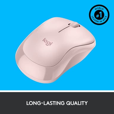 Logitech M220 Silent langaton hiiri (ruusu)