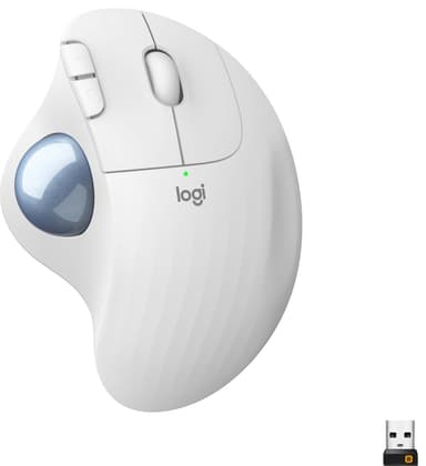 Logitech Ergo M575 hiiri (valkoinen)