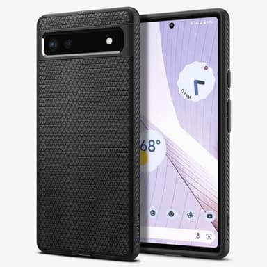Spigen Google Pixel 6a Kuori Liquid Air Matte Black