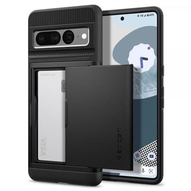 Spigen Google Pixel 7 Pro Kuori Slim Armor CS Musta