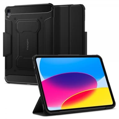 Spigen iPad 10.9 Kotelo Rugged Armor Pro Musta