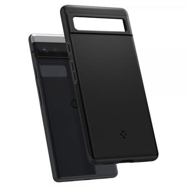Spigen Google Pixel 6a Kuori Thin Fit Musta
