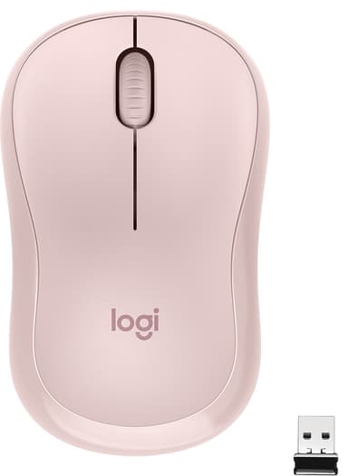 Logitech M220 Silent langaton hiiri (ruusu)
