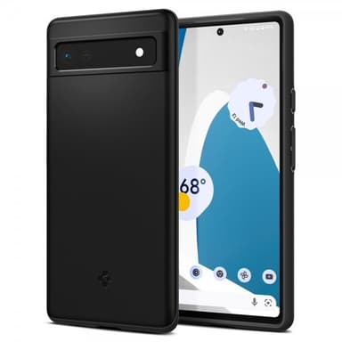 Spigen Google Pixel 6a Kuori Thin Fit Musta