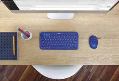 Logitech K380 Bluetooth langaton näppäimistö (sininen)