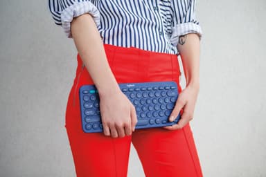 Logitech K380 Bluetooth langaton näppäimistö (sininen)