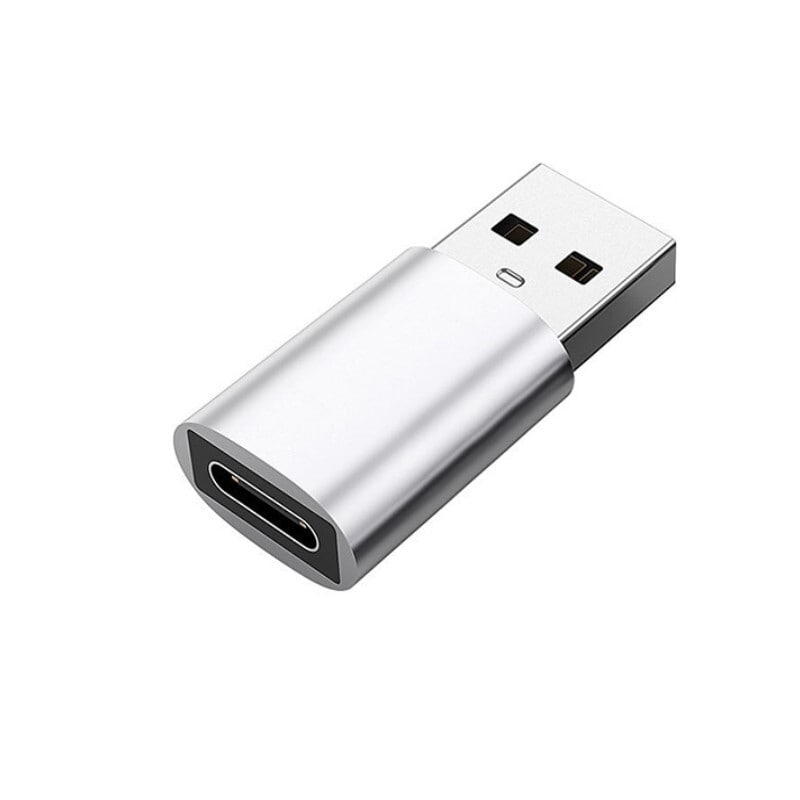 USB 3.0 (uros) - USB-C (naaras) sovitin Hopea