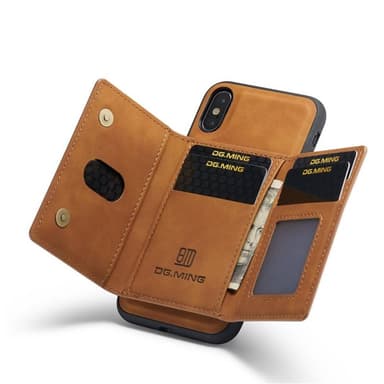 DG-Ming M2 kuori Apple iPhone X/XS - Ruskea