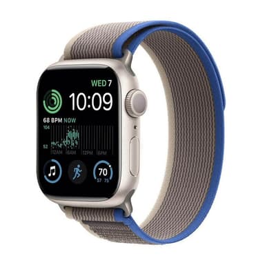 Tactik nailon ranneke Apple Watch SE 2022 (44mm) - Blueroom grey