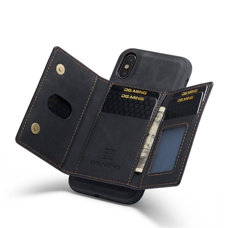 DG-Ming M2 kuori Apple iPhone XS Max - Musta