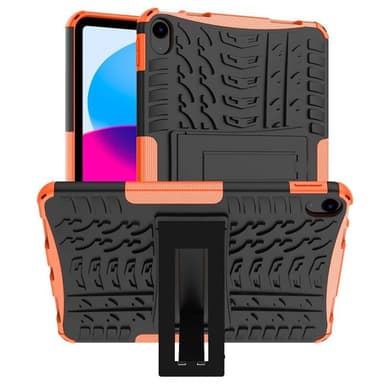 Iskunkestävä kuori jalustalla Apple iPad 10.9 (2022) - Oranssi